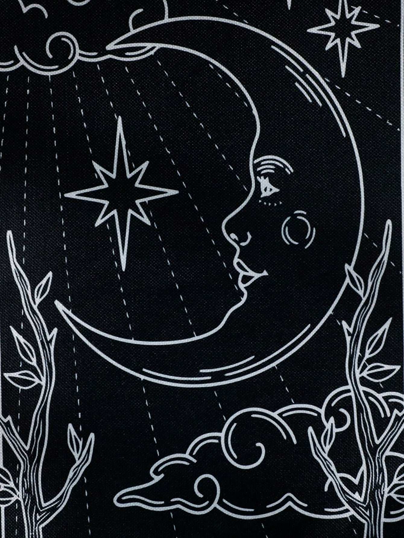 Black Sun Moon Tapestry Boho Bedroom Living Room Wall Decor Hanging Ornaments Aesthetic Room Decoration Crafts For Friend Gifts