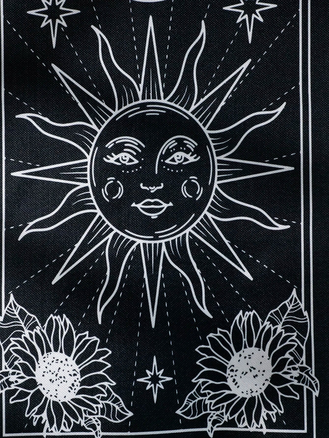 Black Sun Moon Tapestry Boho Bedroom Living Room Wall Decor Hanging Ornaments Aesthetic Room Decoration Crafts For Friend Gifts
