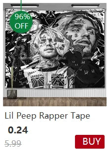 Lil Peep Tapestry Wall Hanging Look At The Sky Art Tapestry Blanket Black Hippie Witchcraft Tapestries Aesthetic Room Decor