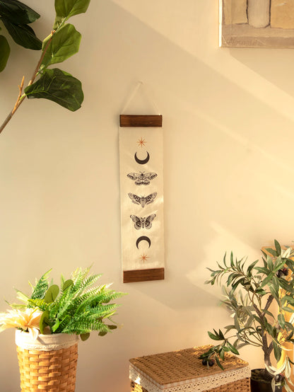 Butterfly Moon Phase Tapestry Boho Home Decoration Wall Decor Room Decors Aesthetic Macrame Bedroom Wall Hanging Decoration Gift