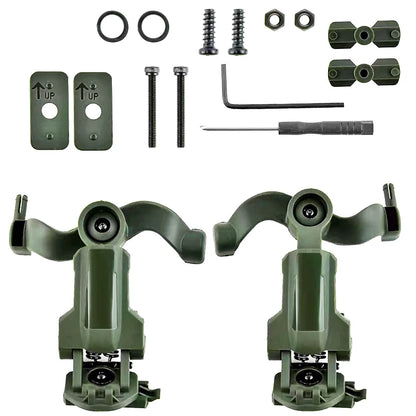 New Helmet Headphone Bracket ARC Helmet Rail Adapter Helmet Headphone Rail Mounting Bracket Headphone Accessories