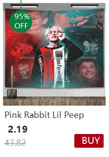 Lil Peep Tapestry Wall Hanging Look At The Sky Art Tapestry Blanket Black Hippie Witchcraft Tapestries Aesthetic Room Decor