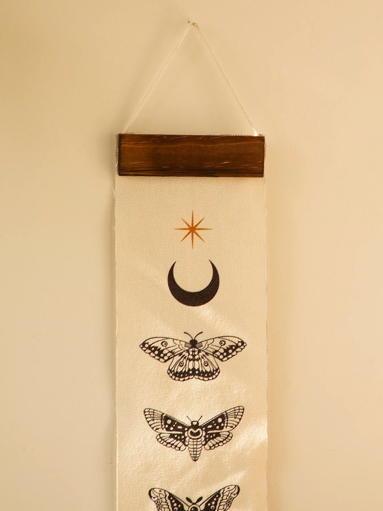 Butterfly Moon Phase Tapestry Boho Home Decoration Wall Decor Room Decors Aesthetic Macrame Bedroom Wall Hanging Decoration Gift